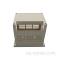 Caja de plástico caja electrónica bloque de terminales de carril din PIC335 caja de control industrial caja de caja de carril din con 145 * 90 * 130 mm